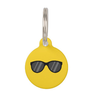 Cool Cartoon Sunglasses   Add Name Pet Tag