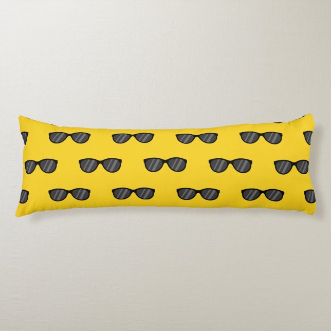 Cool Cartoon Sunglasses Body Cushion (Front)