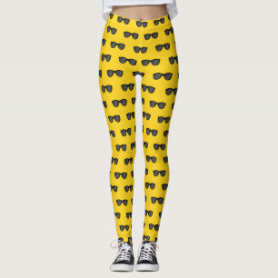 Cool Cartoon Sunglasses Leggings