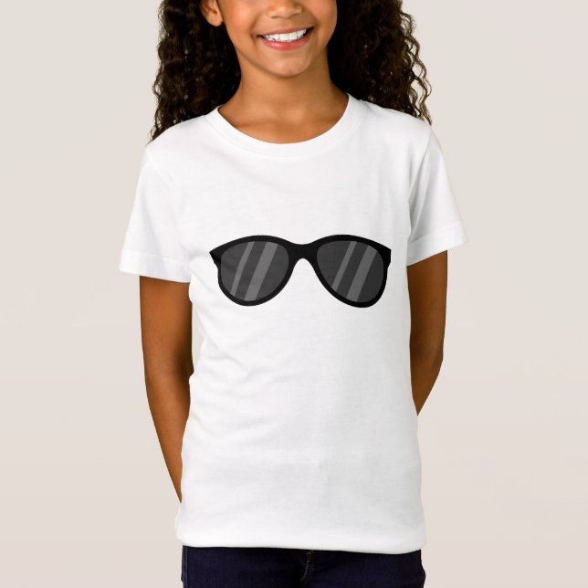 Cool Cartoon Sunglasses T-Shirt (Front)