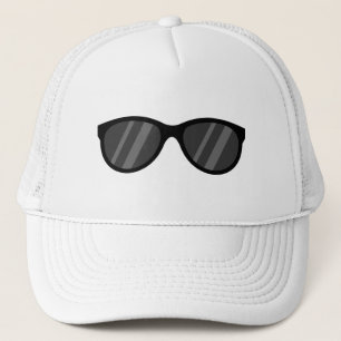 Cool Cartoon Sunglasses Trucker Hat