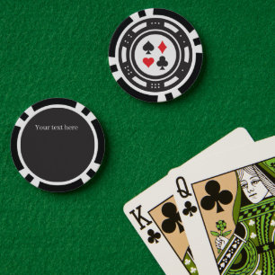Cool Casino lovers add text Poker Chips