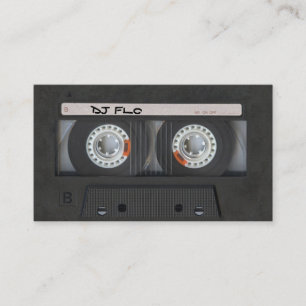 Cool Cassette Tape Business Cards for DJ's