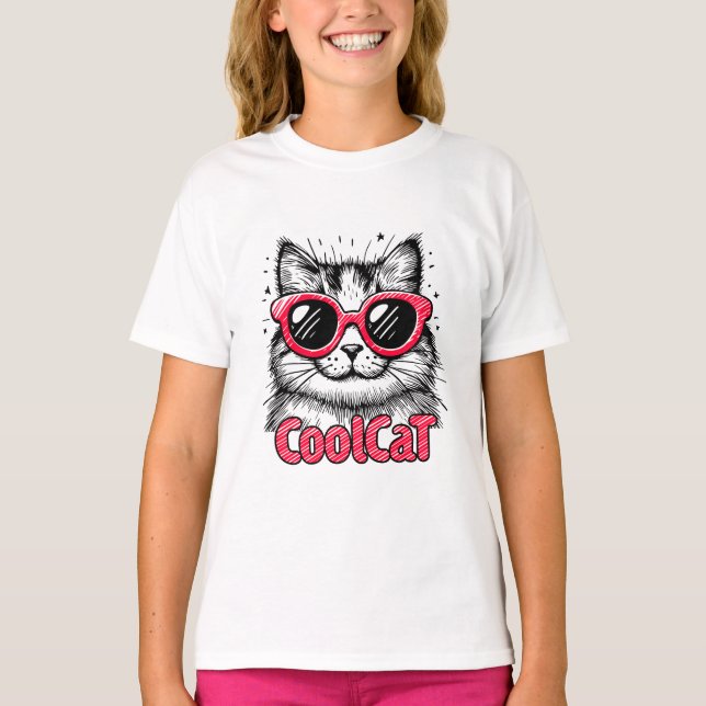 Cool Cat 1 T-Shirt (Front)