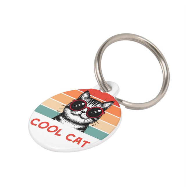 Cool cat 2 pet tag (Side)