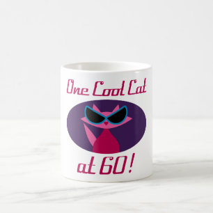 Cool Cat 60th Birthday Coffee Mug
