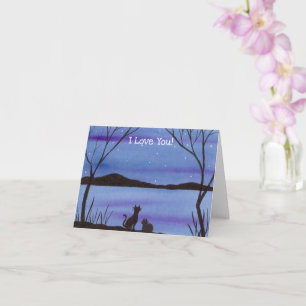 Cool Cat Anniversary Card