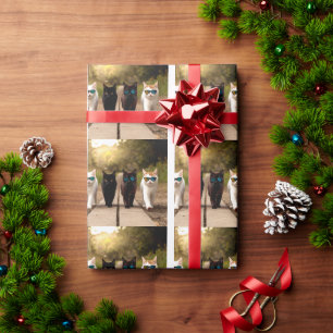 COOL CAT BIRTHDAY WRAPPING PAPER