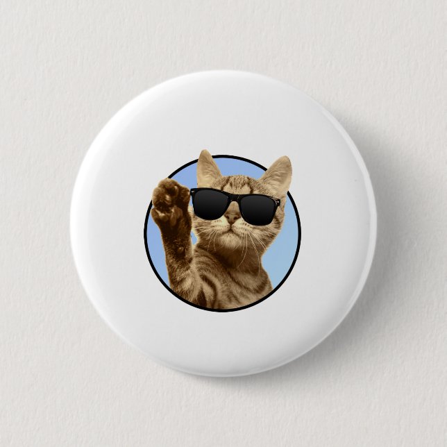 Cool Cat Button  (Front)