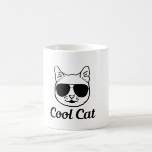 cool cat cat lovers design coffee mug