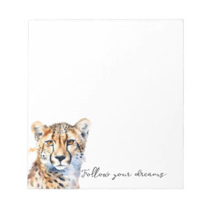 Cool Cat Cheetah Notepad
