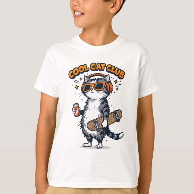 Cool Cat Club T-Shirt (Front)