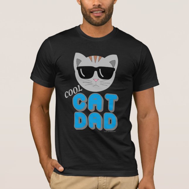 COOL CAT DAD Incognito Cat Lover T-Shirt (Front)
