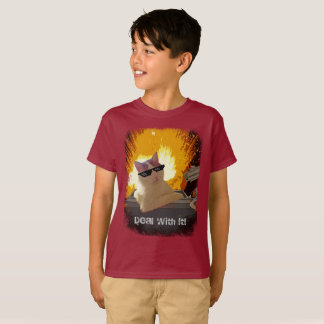 Cool Cat Deals With It T-Shirt