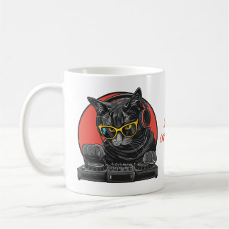 Cool Cat DJ Coffee Mug