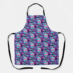 Cool Cat Gamer Apron