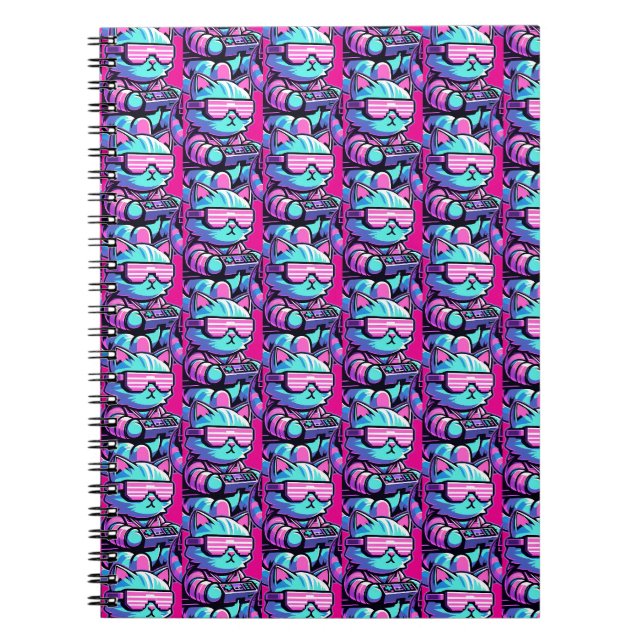 Cool Cat Gamer Notebook (Front)