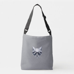 Cool Cat Geometric Crossbody Bag