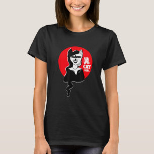 Cool Cat Girl   Cat T-Shirt