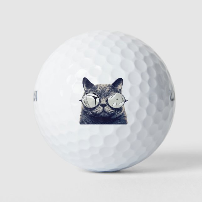 cool cat golf balls (Front)
