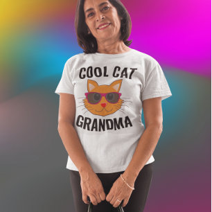 COOL CAT GRANDMA T-SHIRTS