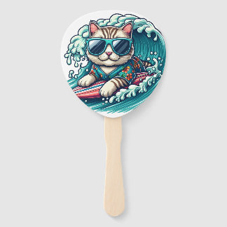 Cool cat hand fan