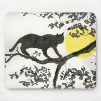 Cool Cat in Tree Mousepad