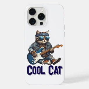 Cool Cat iPhone 15 Pro Max Case