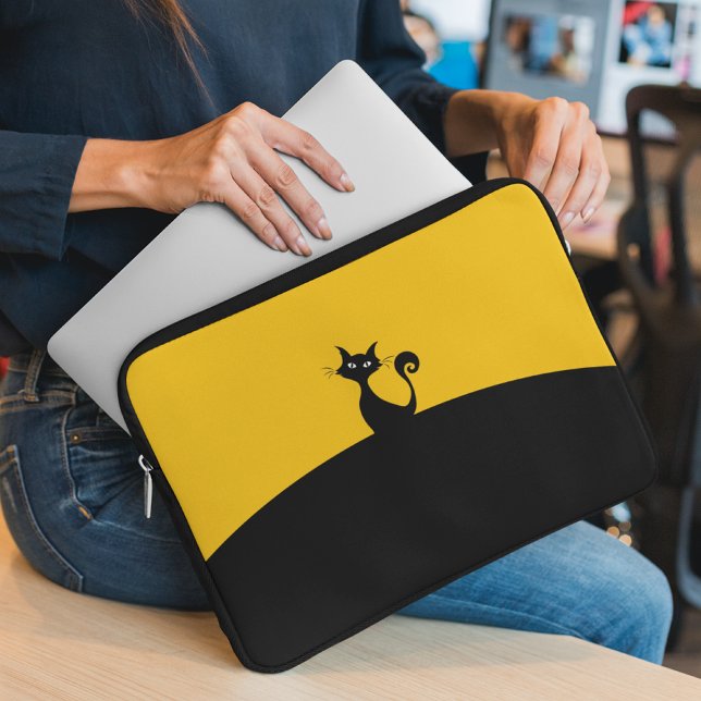 Cool Cat Laptop Computer Notebook Bag Case (Creator Uploaded)