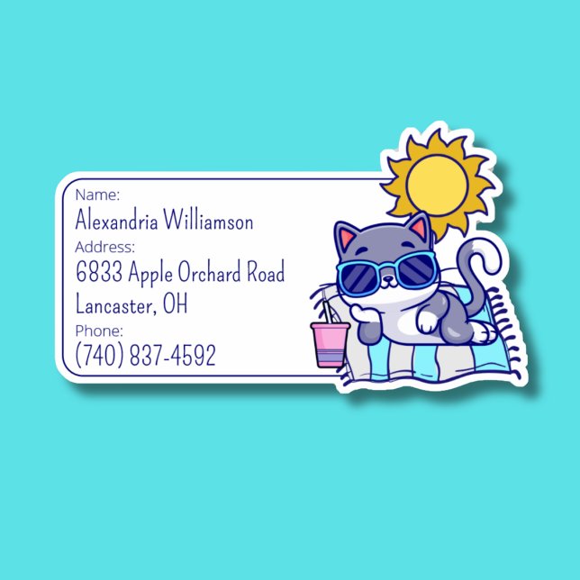 Cool Cat Luggage ID  (Creator Uploaded)