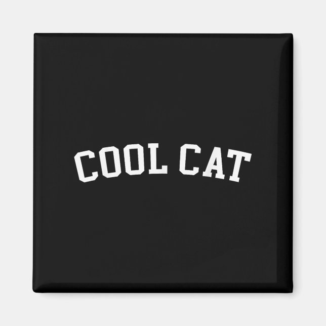Cool Cat  Magnet (Front)