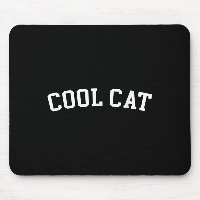 Cool Cat  Mouse Mat (Front)