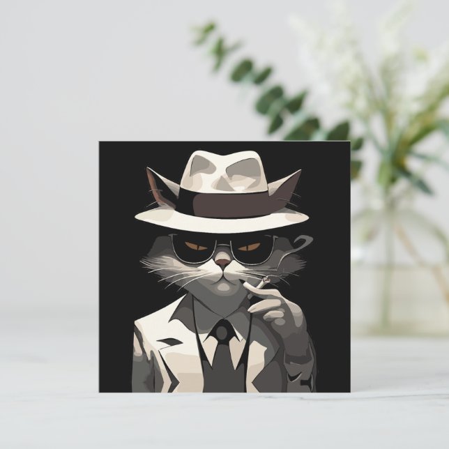Cool Cat Noir: Suave and Mysterious Feline (Standing Front)