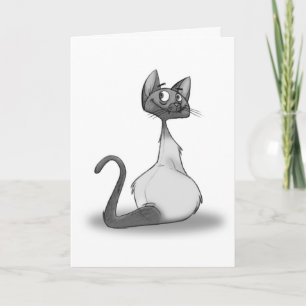 Cool Cat Note Card