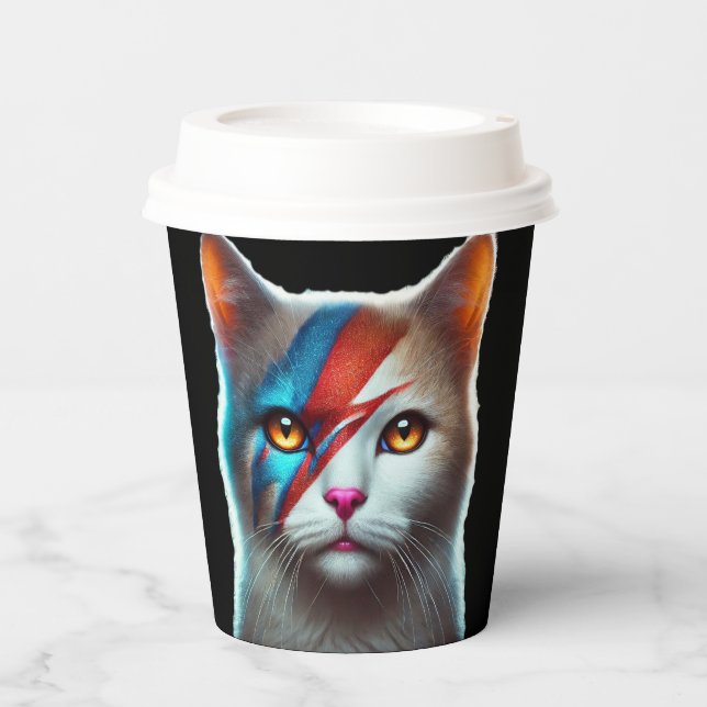 Cool cat paper cup. cups (Front)