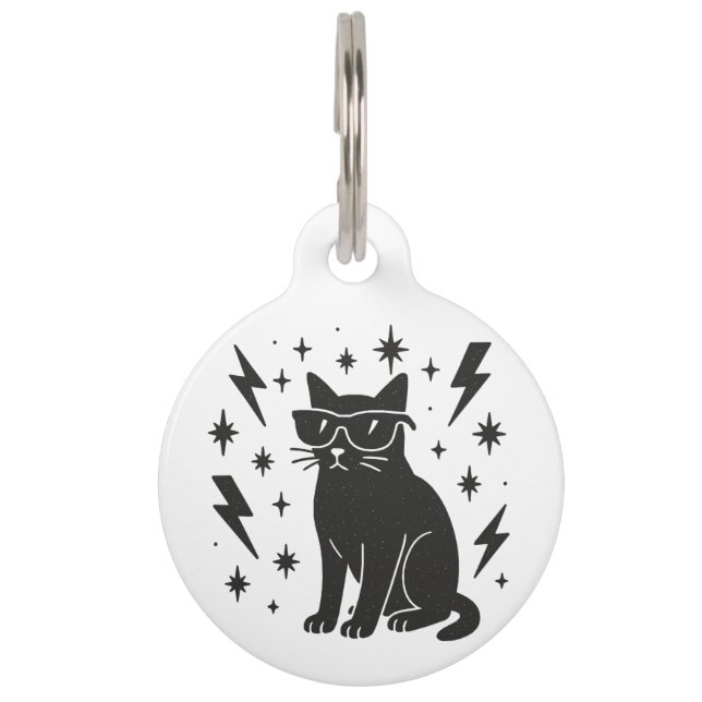 Cool Cat Pet Tag (Front)