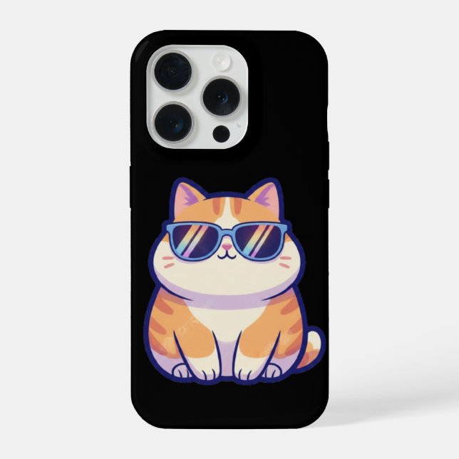 Cool Cat Phone Case – Stylish Protection with Atti (Back)