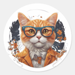 Cool Cat Sticker