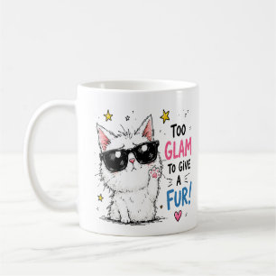 Cool Cat Sunglasses Design Coffee Mug