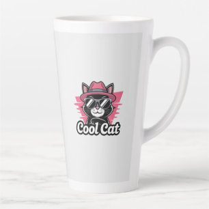 Cool Cat Swagger Latte Mug