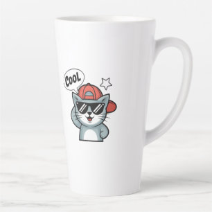 Cool Cat Swagger Latte Mug