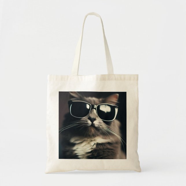 Cool Cat Tote Bag (Front)