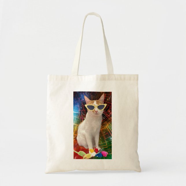 Cool Cat Tote Bag (Front)