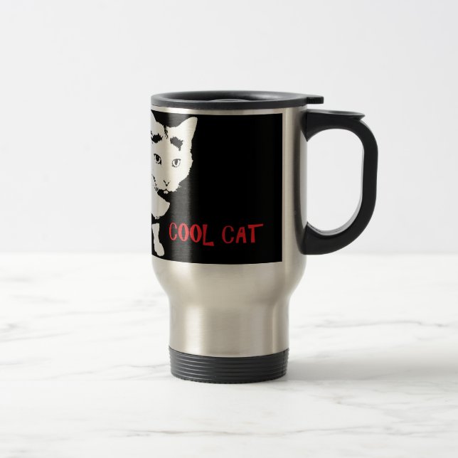 COOL CAT TRAVEL MUG (Right)