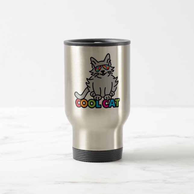 COOL CAT TRAVEL MUG (Center)