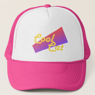 Cool Cat Trucker Hat