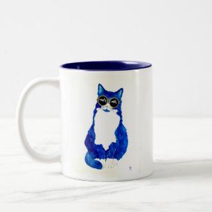 Cool Cat Two-Tone Coffee Mug