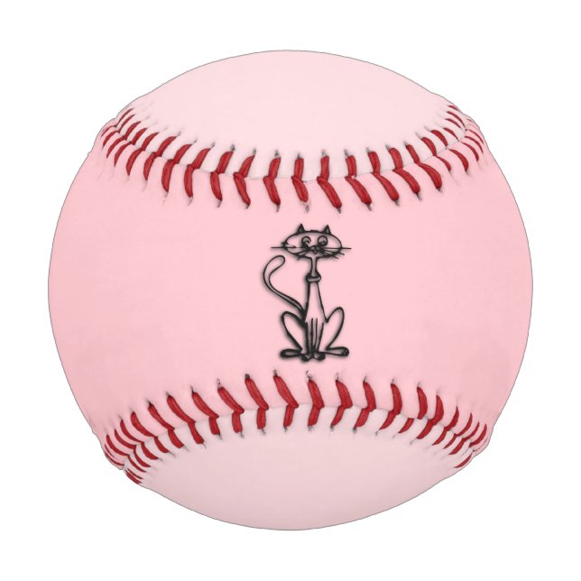 Cool Cat Two Tone Pink Baseball (Back)