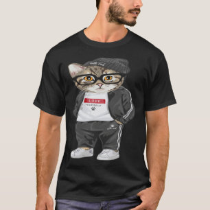 Cool Cat Urban Style Cute Cats T-Shirt