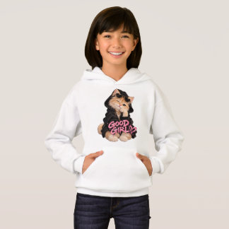 Cool Cat Wearing Sunglasses "Good Girl" Printed Ki